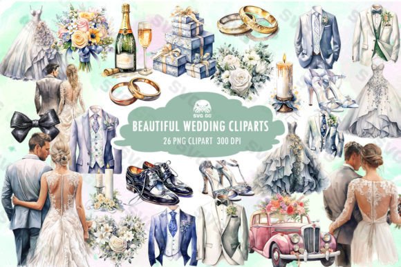 Beautiful Wedding Clipart Sublimation: Elevate Your Projects