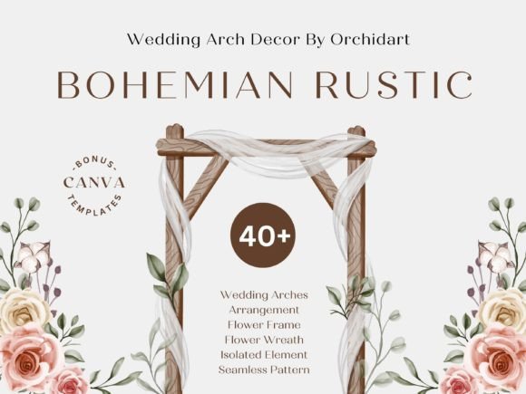 Effortless Style: Mastering Bohemian Rustic Wedding Arch Decor