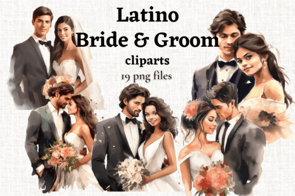 Infuse Tradition with Artistry: Latino Bride & Groom Wedding Graphics