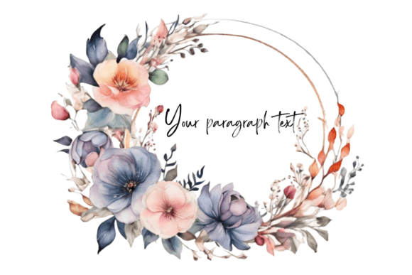 Perfecting Your Wedding Stationery with Boho Moon Round Floral Frame Clipart