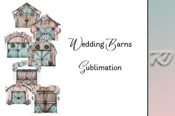 Rustic Wedding Barn Doors Sublimation: Your Key to Unforgettable Designs