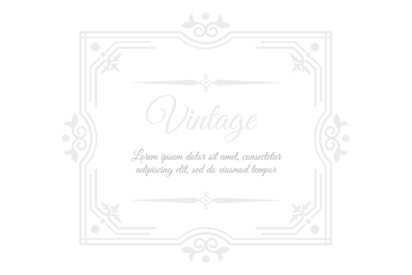 Square Elegant Frame: A Luxury Wedding Vin Typeface