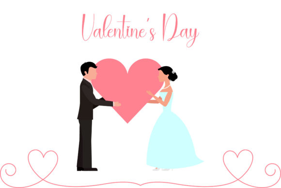 Valentine Wedding Day Illustration: A Designer's Asset