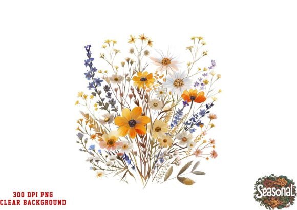 Watercolor Floral Border PNG: Perfect for Wedding Designs