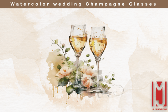Wedding Champagne Glasses: A Toast to Elegant Design Assets