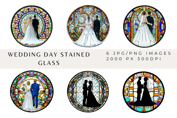Wedding Day Stained Glass: A Radiant Collection for Creative Projects